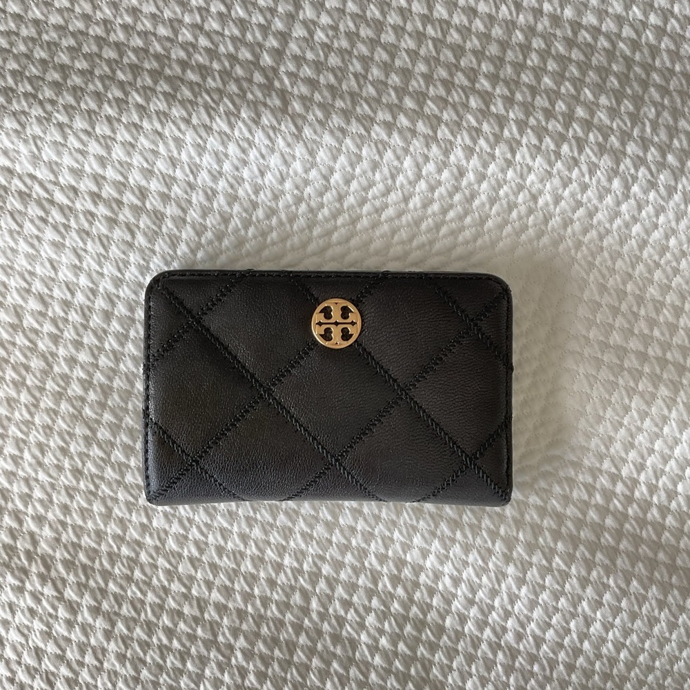 Tory Burch Saffiano Leather Compact Wallet